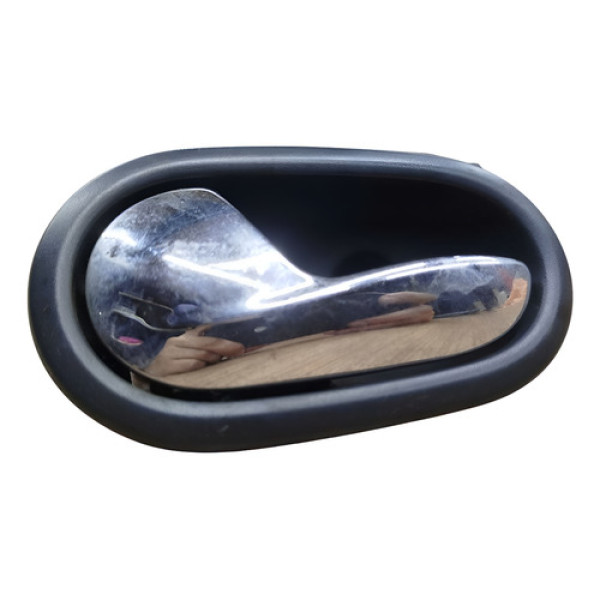 Maçaneta Interna Renault Sandero 2015 2016 2017 Esquerda Cromado Dianteira/traseira