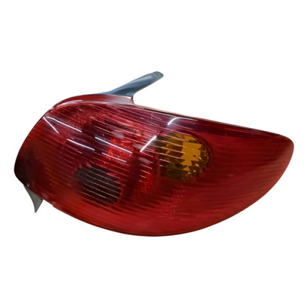 Lanterna Traseira 206 2005 2006 2007 Lado Direito Detalhe Direito/passageiro Vermelho