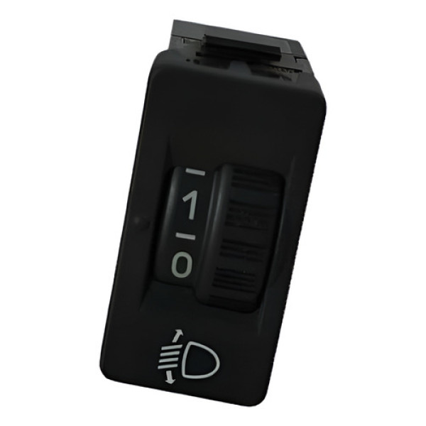 Comando Botão Regulagem Farol Citroen C4 Peugeot 307 2010 11 Preto