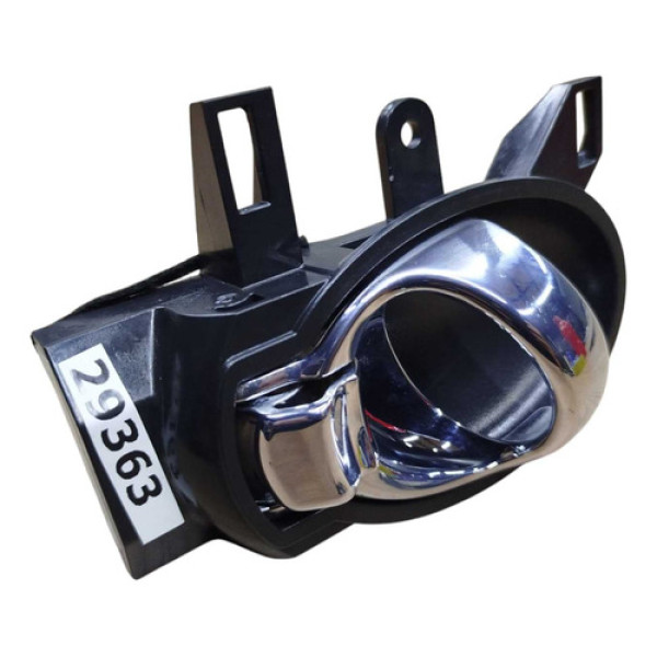 Maçaneta Interna Nissan March Traseira Direita 2014 2015 Preto Traseira