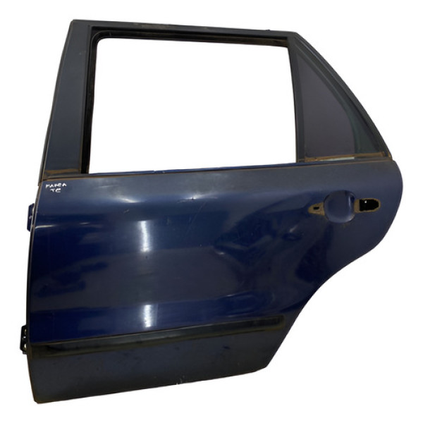 Porta Traseira Esquerda Marea 2000 2001 2002 2003 Detalhe Traseira Esquerda Azul