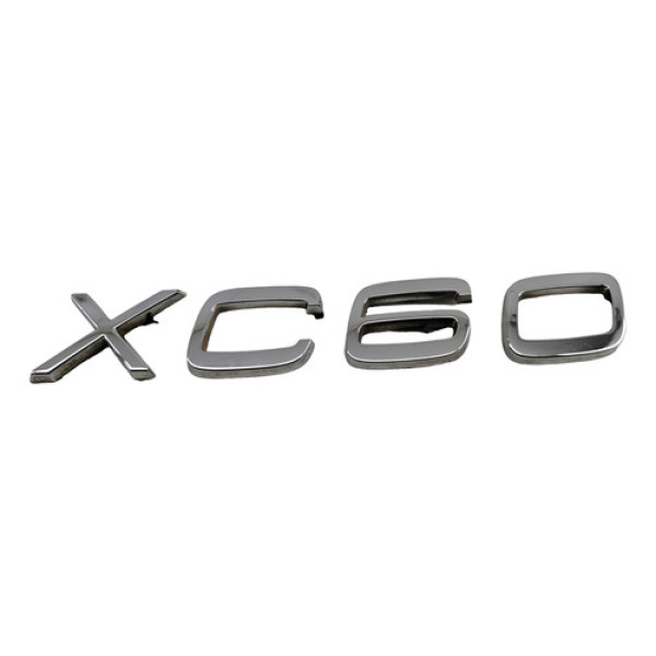 Emblema Volvo Xc60 2010 Original Prata