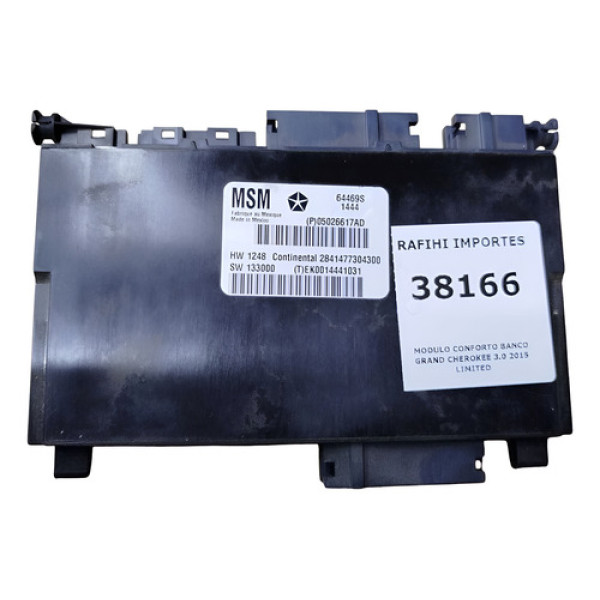 Modulo Conforto Banco Grand Cherokee 3.0 2015 Limited