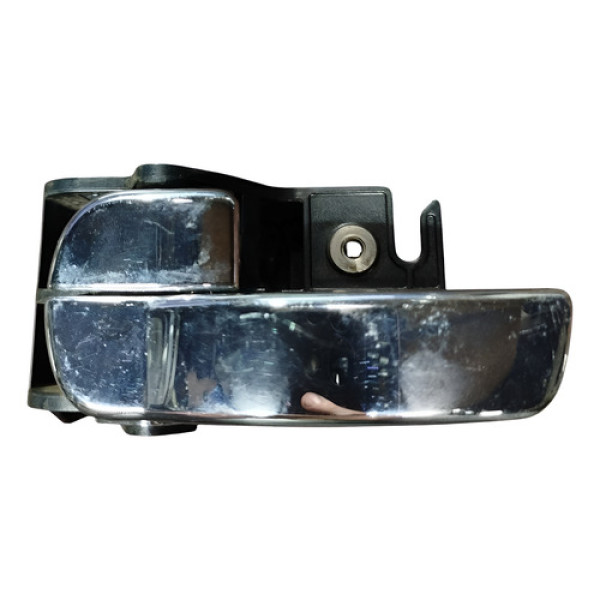 Maçaneta Interna Traseira Esquerda Nissan Frontier 2013 2014 Preto Traseira