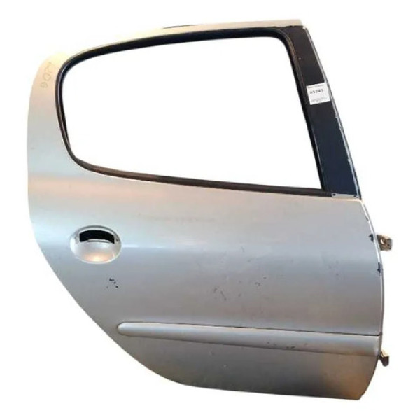 Porta Traseira Direita Peugeot 206 2002 2004 2006 2008 2010 Traseira Direita Cinza