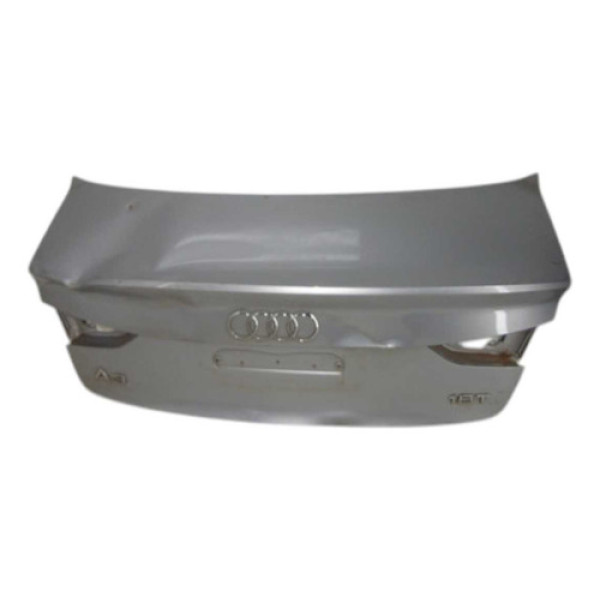 Tampa Traseira Audi A3 Sedan 2014 2015 2016 2017 Detalhe Prata