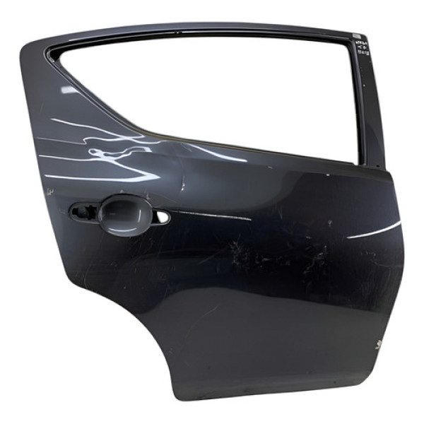 Porta Traseira Direita Versa 2012 2013 2014 2015 2016 2017 Traseira Direita Preta