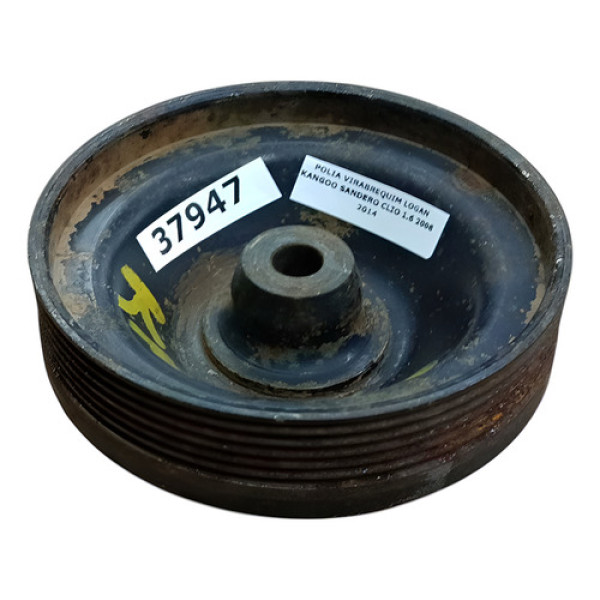 Polia Virabrequim Logan Kangoo Sandero Clio 1.6 2008 2014