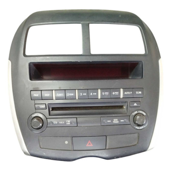 Moldura Central Radio Pisca Alerta Mitsubishi Asx 2010 