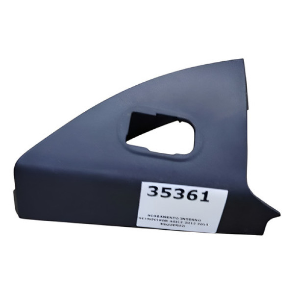 Acabamento Interno Retrovisor Agile 2012 2013 Esquerdo Preto