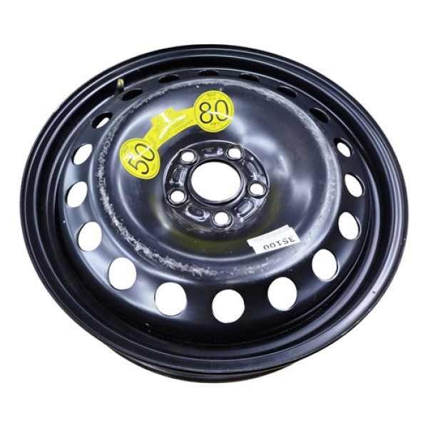 Roda Estepe Fino Aro 17 Xc60 2012 5x108 Sem Pneu Preta