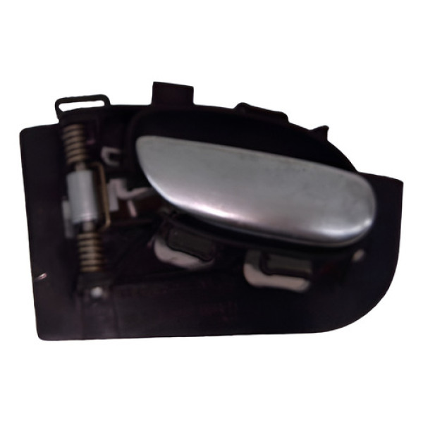 Maçaneta Interna Lado Esquerda Peugeot 206 207 2009 2010 Prata/preta Dianteira/traseira