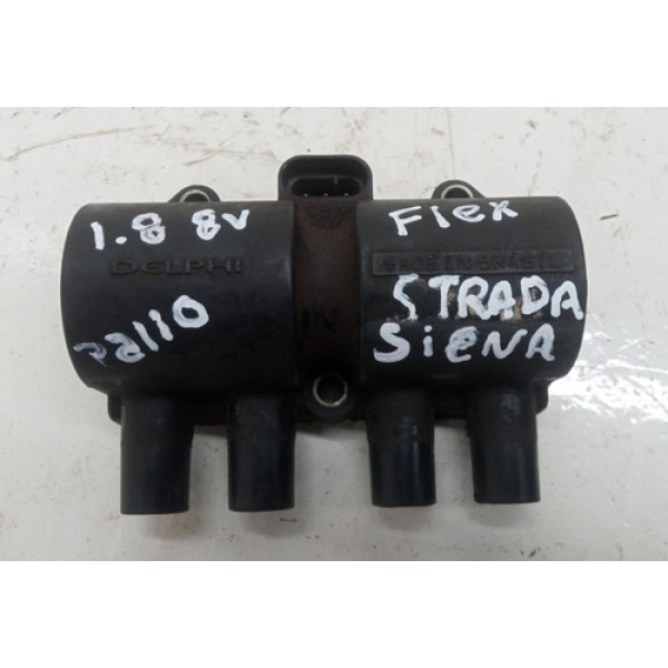 Bobina De Ignição Fiat Palio Siena Strada 1.8 8v Flex