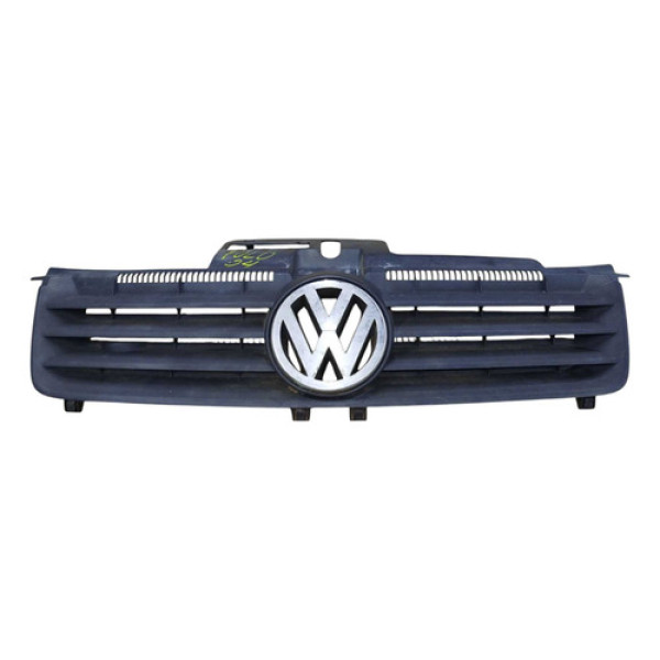 Grade Parachoque Dianteiro Polo 2003 2004 2005 2006 Preto Fosco