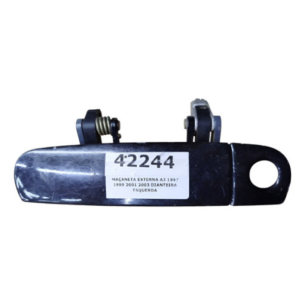 Maçaneta Externa A3 1997 1999 2001 2003 Dianteira Esquerda Preto Dianteira