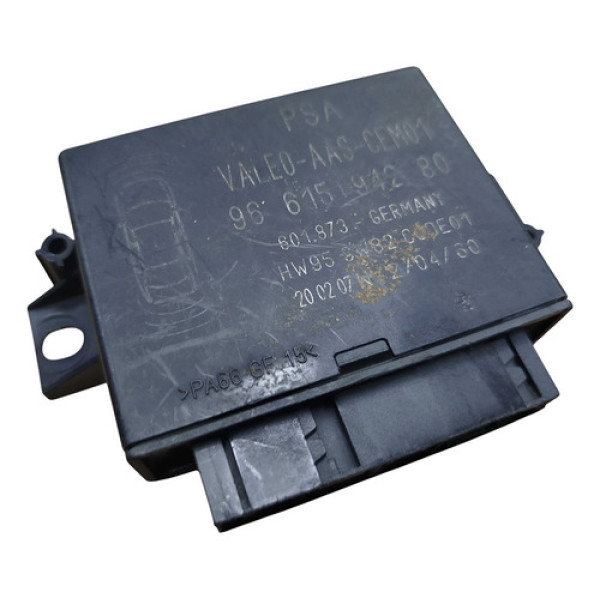 Módulo Sensor Estacionamento Citroen C4 2007 2009 2011 2012 Preta