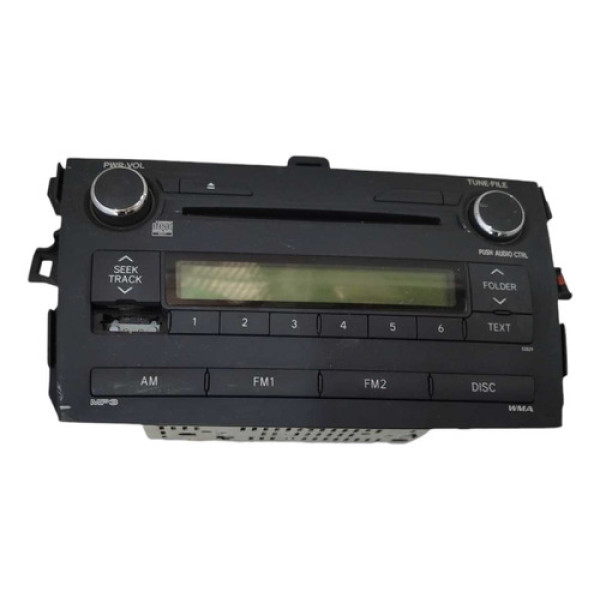Radio Cd Player Toyota Corolla 2010 2011 2012 Com Detalhe