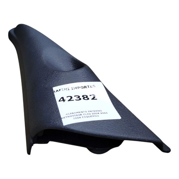 Acabamento Interno Retrovisor Clio 2004 2006 2008 Esquerdo Preto