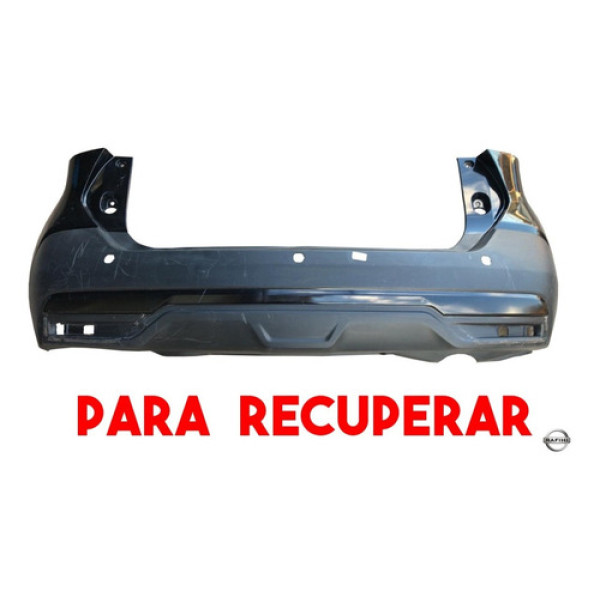 Parachoque Traseiro Nissan Kicks 2016 A 2020 Para Recuperar