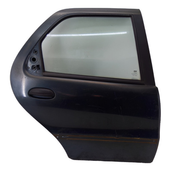 Porta Traseira Direita Palio Siena 2003 2004 2005 2006 2007 Preta Direita Traseira