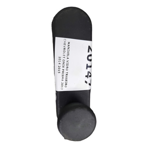 Manivela Vidro Traseiro Chevrolet Onix Prisma 2013 2014 2015 Preta