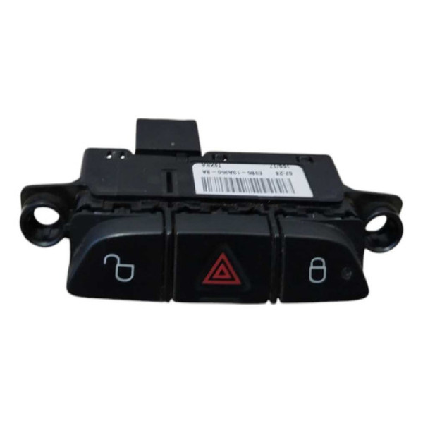 Comando Botão Pisca Alerta Trava Porta Ford Ka 15 16 17 2018 Preto