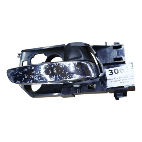 Maçaneta Interna Honda Hrv 2016 2017 2018 Traseira Direita Prateado Traseira