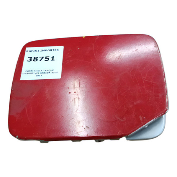 Portinhola Tanque Combustivel Strada 2014 2015 Vermelho