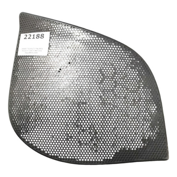 Grade Tela Alto Falante Peugeot 206 Dianteira Esquerda 2006 Preto