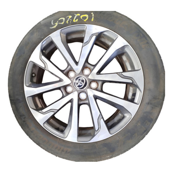 Jogo Roda Aro 18 Toyota Corolla Cross 2021 2022 Sem Pneu  Prata