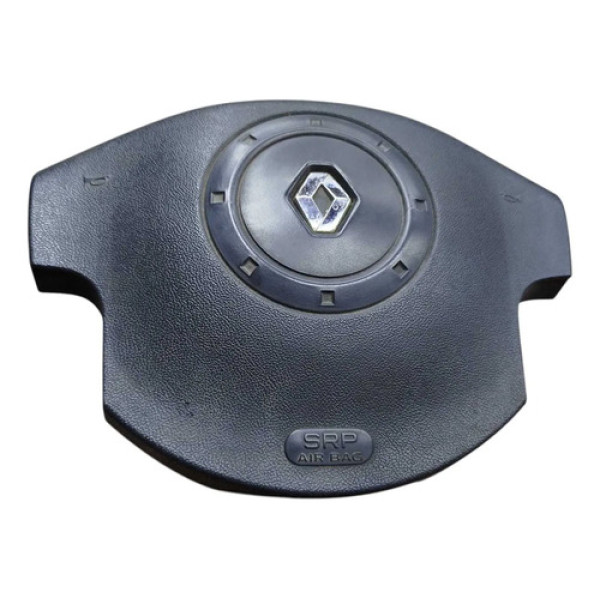 Bolsa Airbag Volante Megane Grand Tour 2008 2009 2010 2012 Cinza Escuro