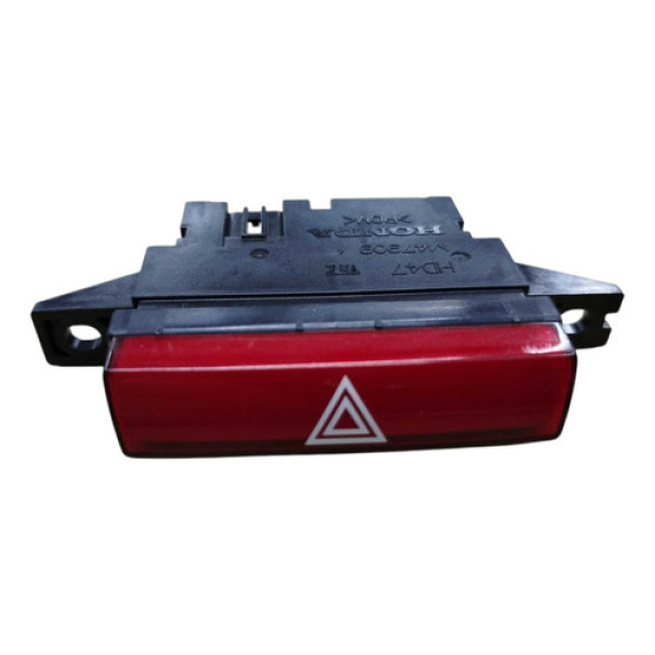 Botão Pisca Alerta Honda Crv 2013 2014 2015 2016 2017 Vermelha