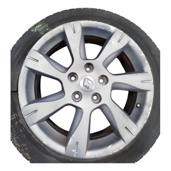 Roda Aro 17 Renault Fluence 2012 5x114 Original Sem Pneu Prata