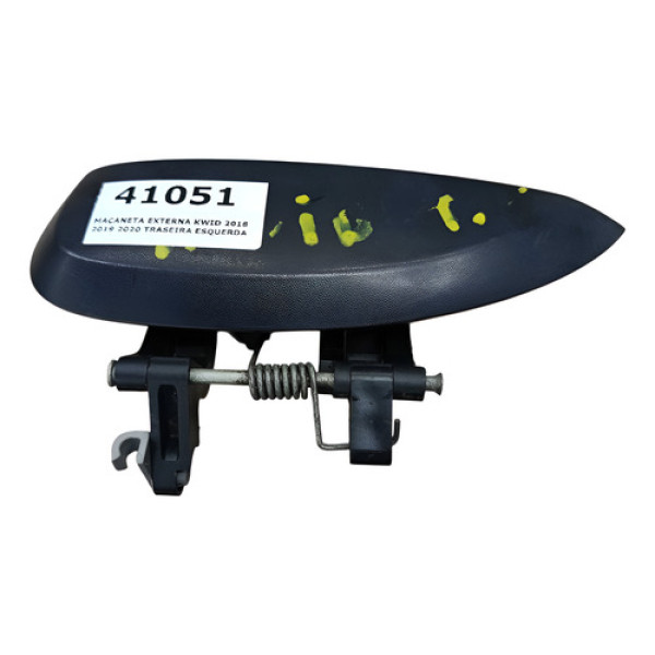 Maçaneta Externa Kwid 2018 2019 2020 Traseira Esquerda Preto Traseira