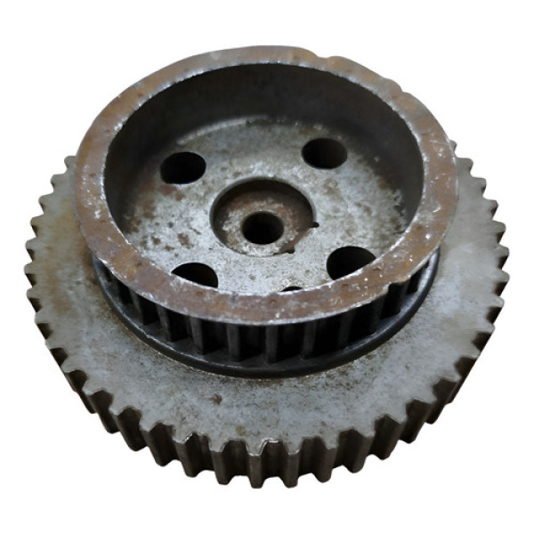 Polia Dupla Dentada Do Comando Gol Voyage 1.0 16v 2000 2001 Prata