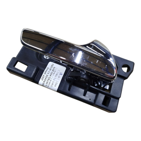 Maçaneta Interna Grand Cherokee 2015 Dianteira Direita Cromo Dianteira