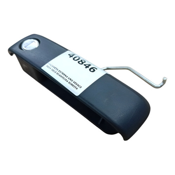 Maçaneta Externa Uno Vivace 2014 2015 Dianteira Direita Preto Dianteira