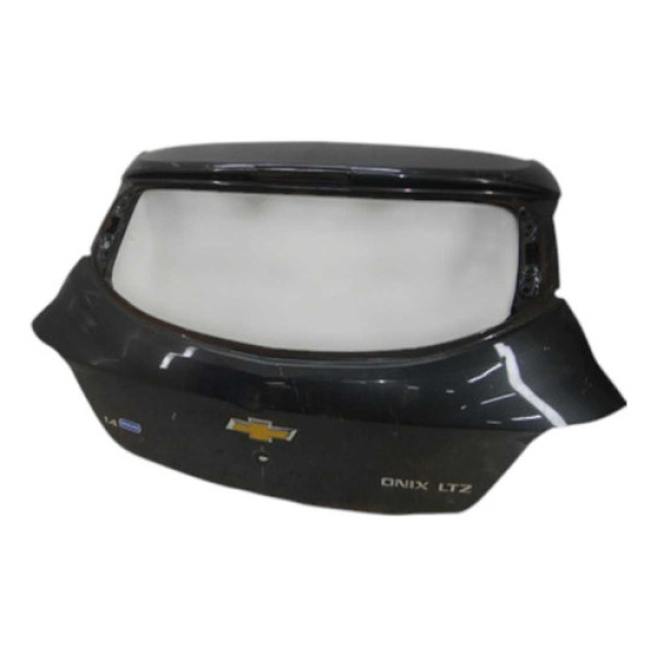 Tampa Traseira Onix 2013 2014 2015 2016 2017 Detalhe Preta