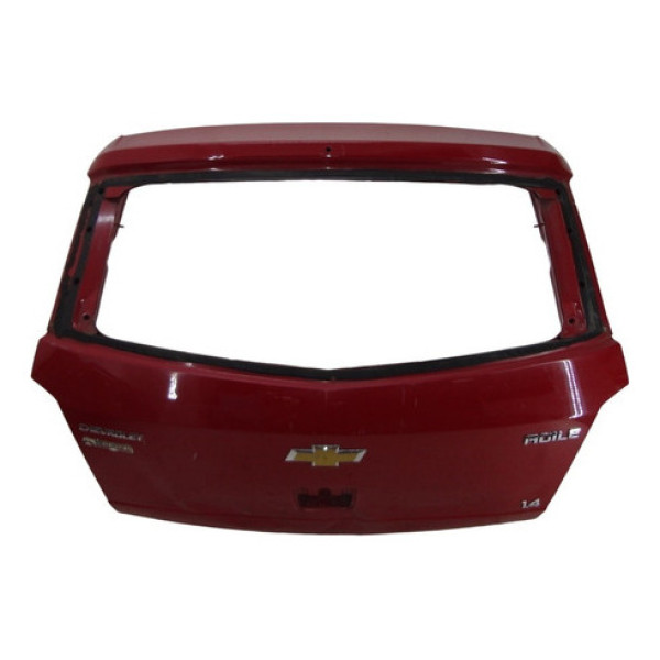 Tampa Traseira Chevrolet Agile 2010 2011 2012 2013 2014 Vermelha