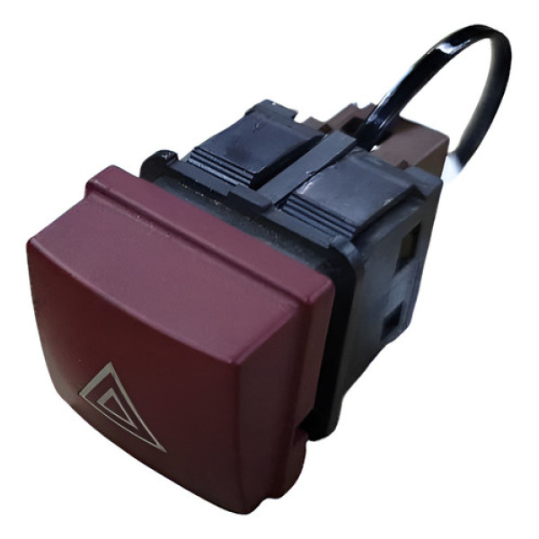 Botão Pisca Alerta Peugeot 206 207 2009 2010 2011 2012 Vermelho