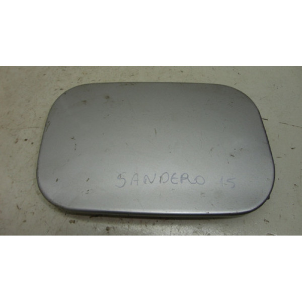 Portinhola Tampa Tanque Renault Sandero 15 Prata