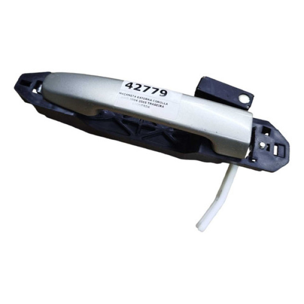 Maçaneta Externa Corolla 2003 2004 2005 Traseira Esquerda Prata Traseira