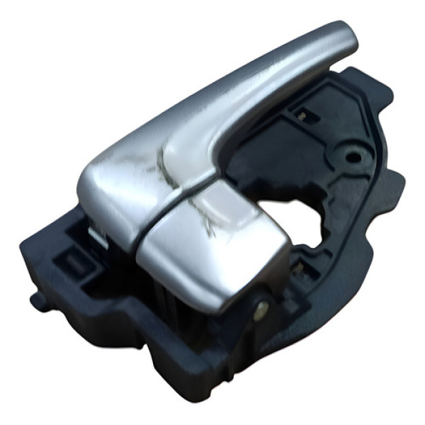 Maçaneta Interna Porta Ix35 2012 2013 2014 Traseira Direita - Prata - Traseira