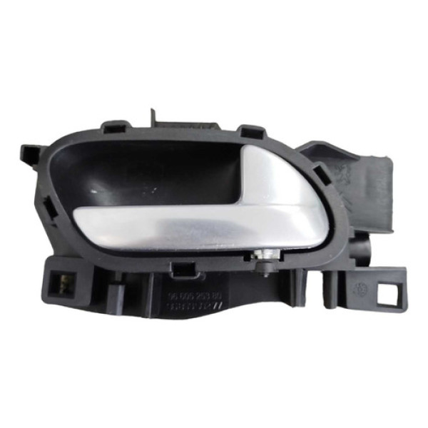 Maçaneta Interna Porta Citroen C5 Dianteira Direita 2009 Preta Dianteira