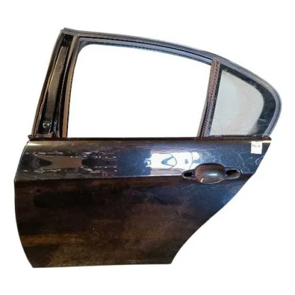 Porta Traseira Esquerda Bmw 318 320 2010 2011 2012 Detalhe Traseira Esquerdo Preto