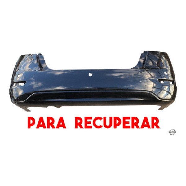 Parachoque Traseiro Nissan Sentra 2015 A 2019 Para Recuperar