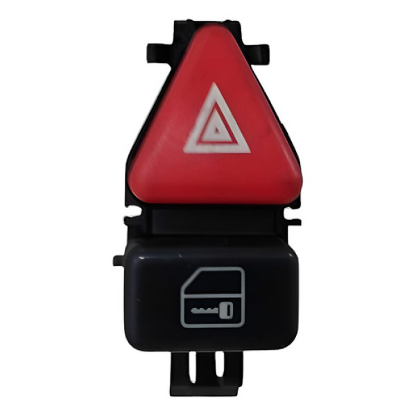 Botão Pisca Alerta Mercedes A160 A190 2000 2002 2004 2006 Vermelho