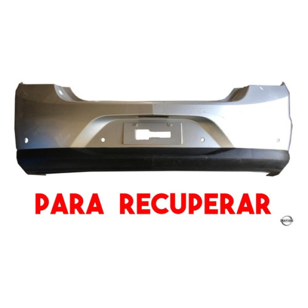 Parachoque Traseiro Chevrolet Prisma 2018 Para Recuperar