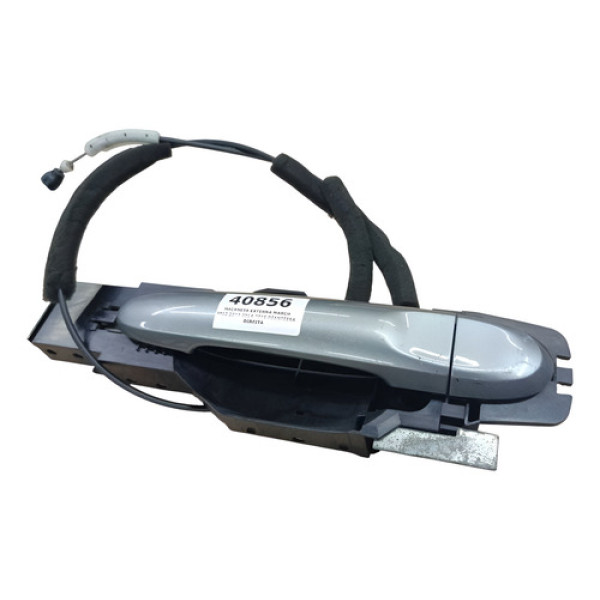 Maçaneta Externa March 2012 2013 2014 2015 Dianteira Direita Cinza Dianteira