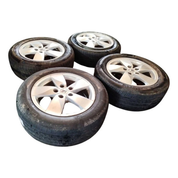 Jogo Roda Aro 16 Fluence 5x114,3 2012 2013 2014 Sem Pneu Prata